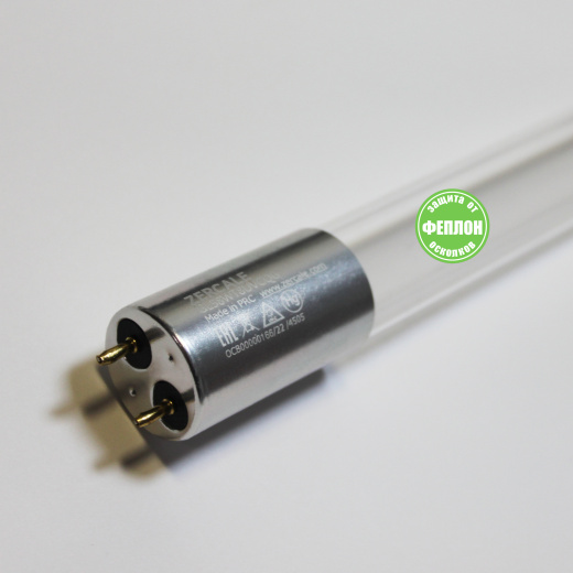 Бактерицидная лампа в защитной оболочке ZERCALE Quartz Glass Protect GL36WT8UVCQG60CMFEP